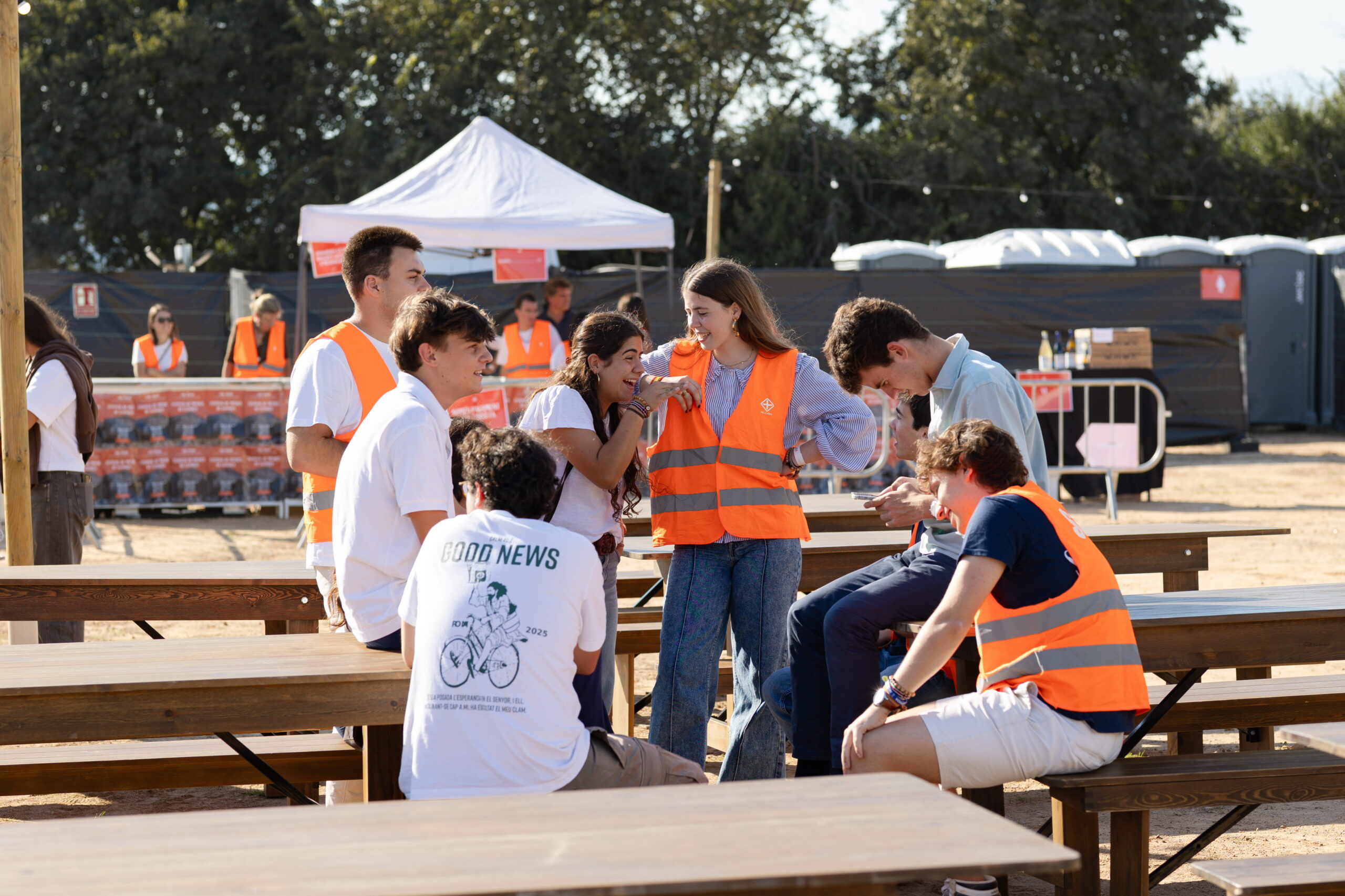 Voluntarios en Har Tabor